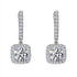 E2009 CZ Oval Hoop Earrings - Selah 925