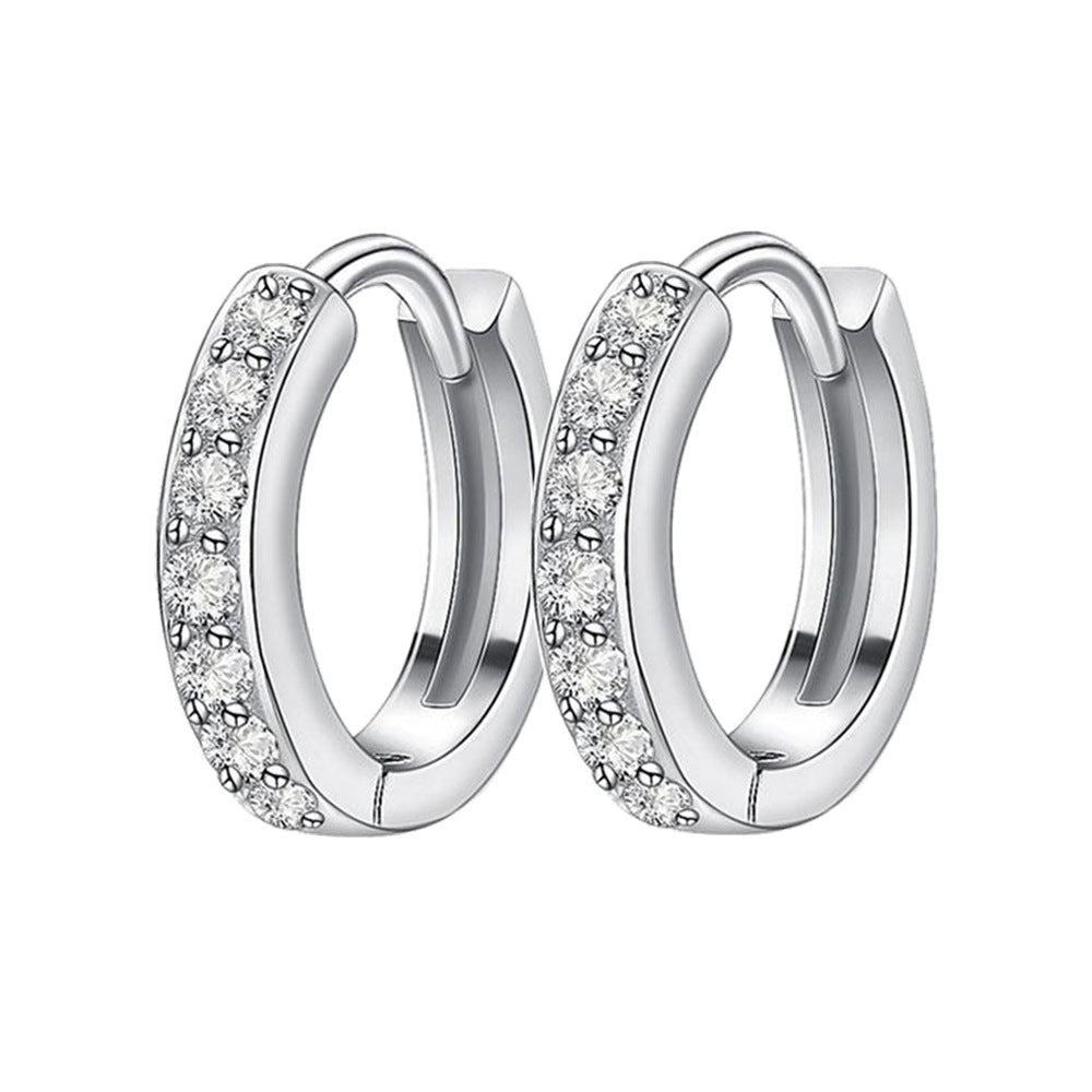 E3002 CZ Cubic Huggie Earrings - Selah 925