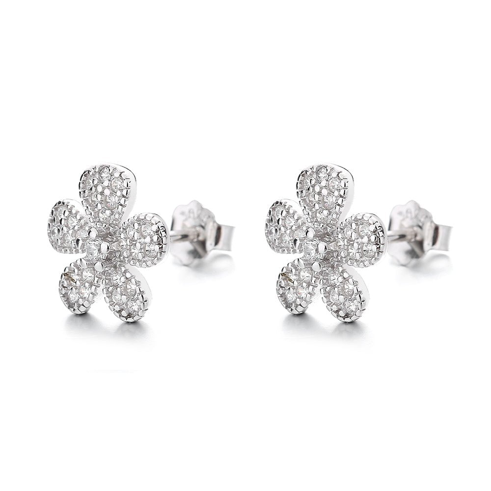 E4017 Flower Earrings – www.Selah925.com