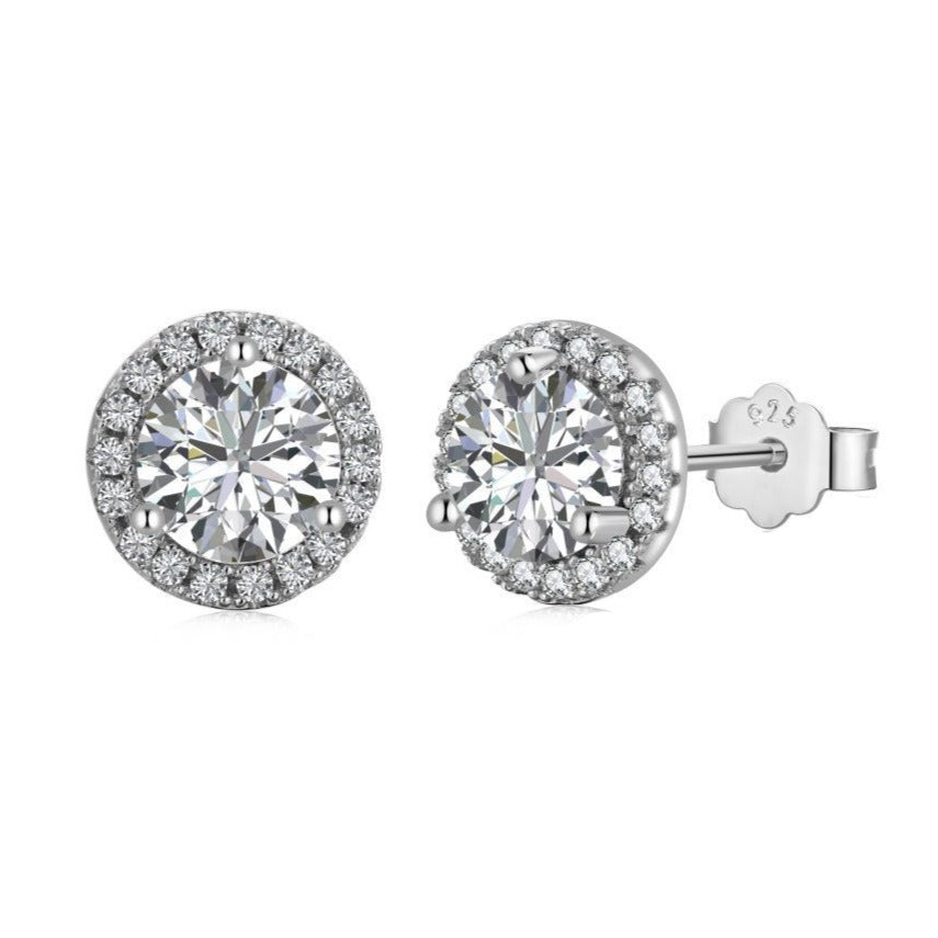 E5002 Round Stud Earrings - Selah 925