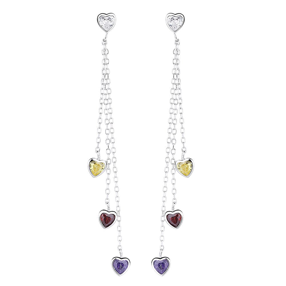 E5023 Hearts Earrings - Selah 925