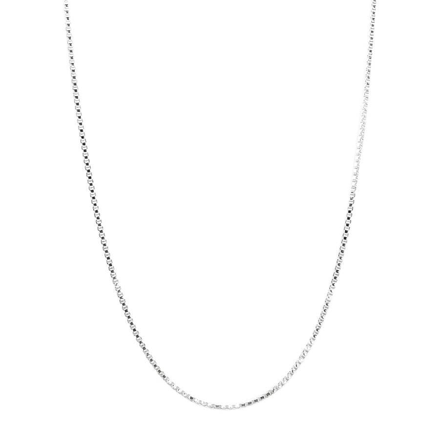 N3002 Rhodium Box 015 Chain - Selah 925