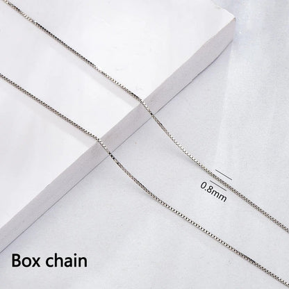 N3019 Box Chain 1mm - Selah 925