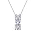 NP2002 Mom Hear CZ Necklace - Selah 925