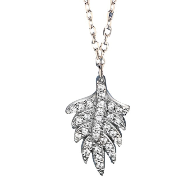 NP3003 Leave Pendant Necklace - Selah 925