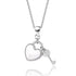 NP6008 Heart Key Necklace - Selah 925