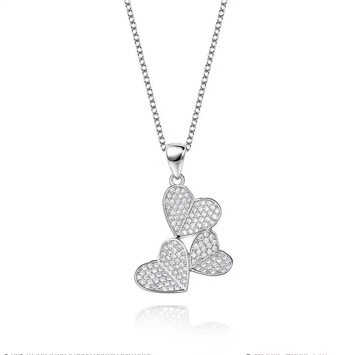 NP6023 Hearts Necklace - Selah 925