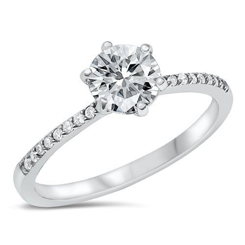 R1003 CZ Solitaire Ring - Selah 925