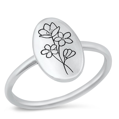 R1031 Flowers Ring - Selah 925