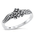 R1035 flowers Ring - Selah 925