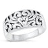 R1046 Swirl Heart Ring - Selah 925