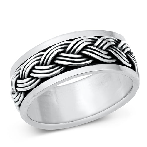 R1047 Braided Ring - Selah 925