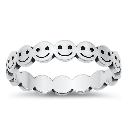 R1056 Happy Face Ring - Selah 925