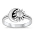 R1059 Moon & Sun Ring - Selah 925