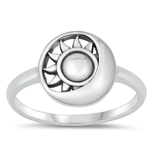 R1060 Moon &amp; Sun Ring - Selah 925