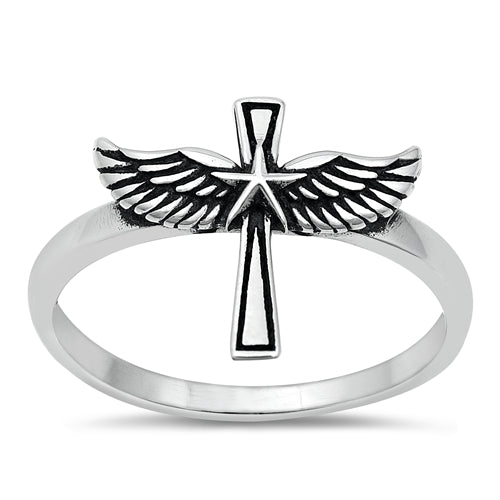 R1067 Cross with Wings - Selah 925