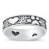 R1073 Paw Print & Heart Ring - Selah 925