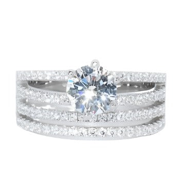 R1078 Luxury Jewelry CZ Engagement Ring - Selah 925