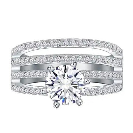 R1078 Luxury Jewelry CZ Engagement Ring - Selah 925