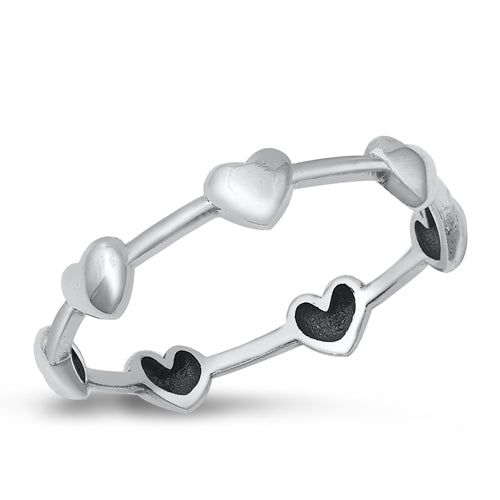 R2001 Hearts Ring - Selah 925