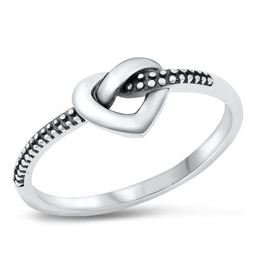 R2004 Heart Knot Ring - Selah 925