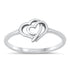 R2005 Double Heart Ring - Selah 925