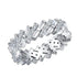 R2013 Rectangle Emerald Cut CZ Eternity Band Ring - Selah 925