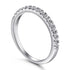 R2021 CZ Single Row Silver Ring - Selah 925