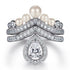 R2026 Pearl Drop CZ Ring Set - Selah 925