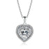 S7006 Heart Cz Necklace - Selah 925