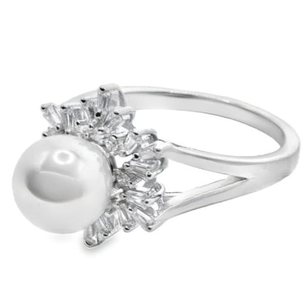 S7007 Pearl Cz Ring - Selah 925