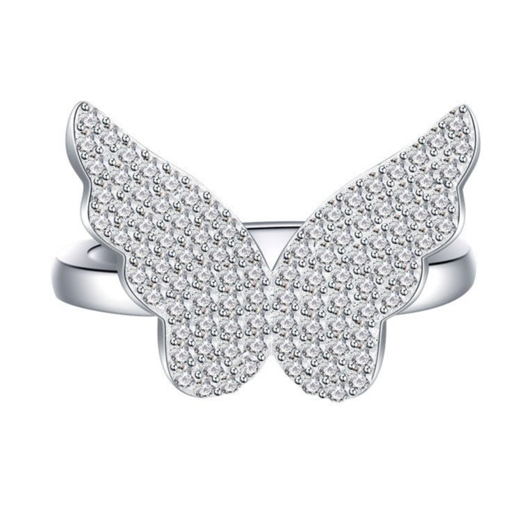 S8000 Butterfly Cz Ring - Selah 925